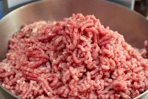 Minced Meat in Bowl